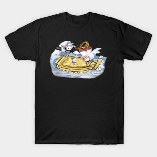 Sushi pirates - black T-Shirt